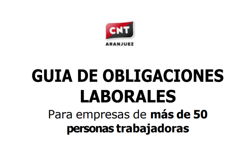 Guía de obligaciones laborales para empresas de más de 50 personas trabajadoras