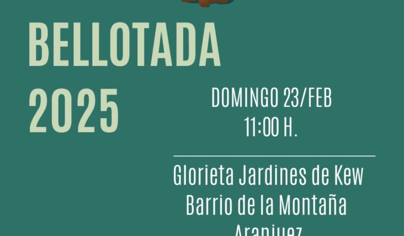 Cartel convocatoria de la plantación popular el domingo 23 de febrero de 2025