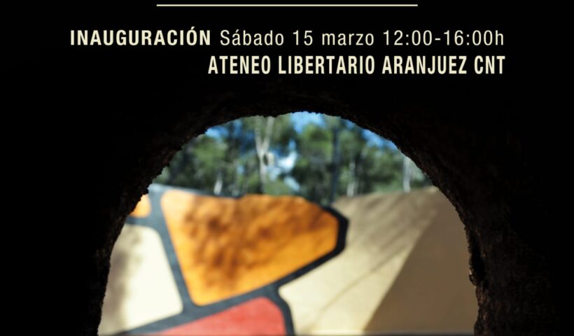 Exposición de fotografía y vídeo de pintura mural/ escultura en madera